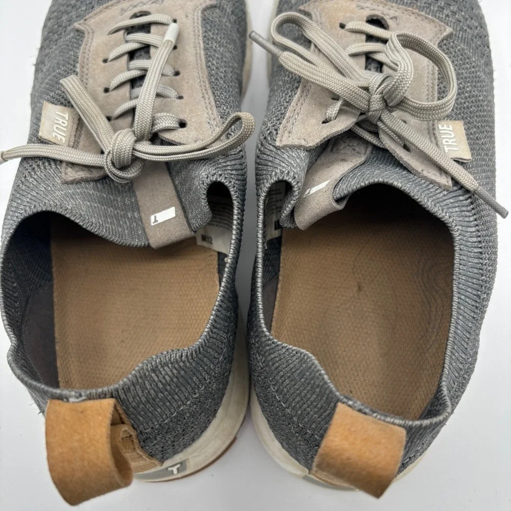 True Linkswear‎ Knit II Golf Shoes Mens Sz M12 Gray Spandex Knit Sneakers
